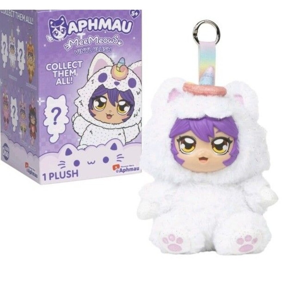 Aphmau Vinyl Plush Bag Charm Unicorn Cat Brand New Sealed